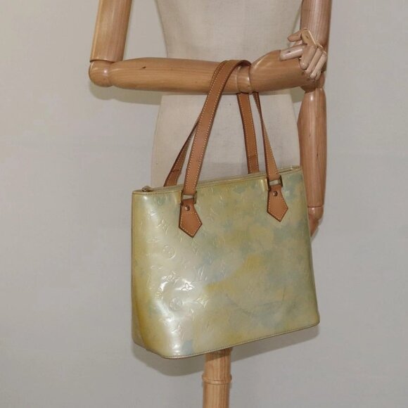 LOUIS VUITTON Monogram Vernis Houston Hand Bag Lavande M91218 LV Auth fm4471 - Picture 14 of 16